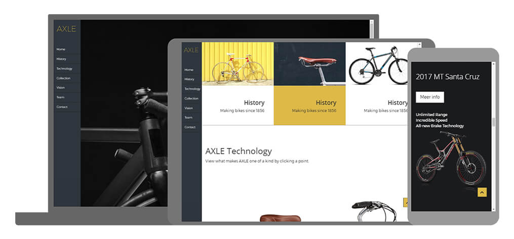 Axle - U-Page One Website