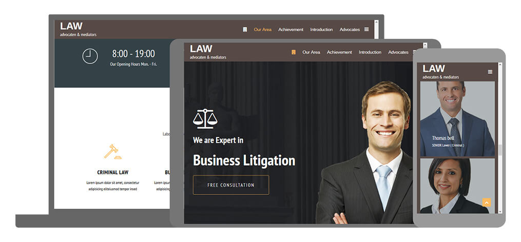 Law - U-Page One Website